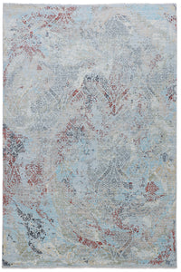Kaoud Rugs 9X12.4 Rectangle Blue CONTEMP Area Rug