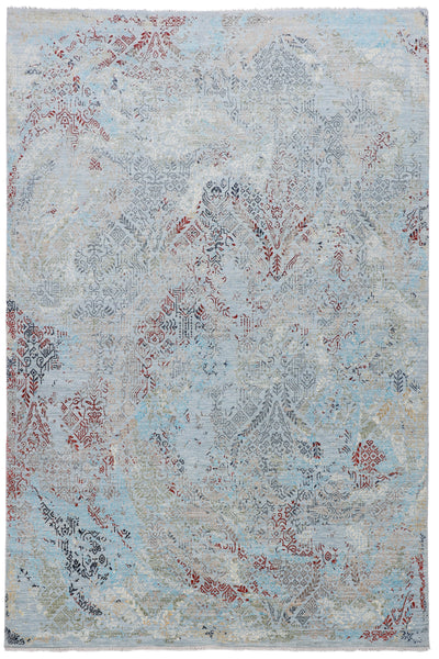 Kaoud Rugs 9X12.4 Rectangle Blue CONTEMP Area Rug