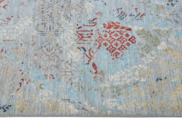 Kaoud Rugs 9X12.4 Rectangle Blue CONTEMP Area Rug