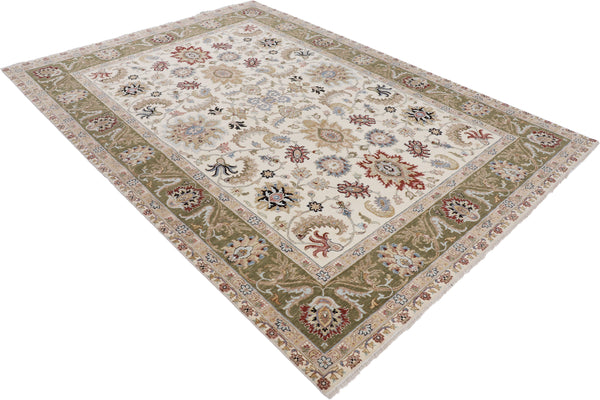 Kaoud Rugs 8.11X12.4 Rectangle Ivory MAHAL Area Rug