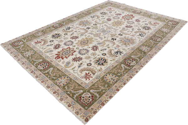 Kaoud Rugs 8.11X12.4 Rectangle Ivory MAHAL Area Rug