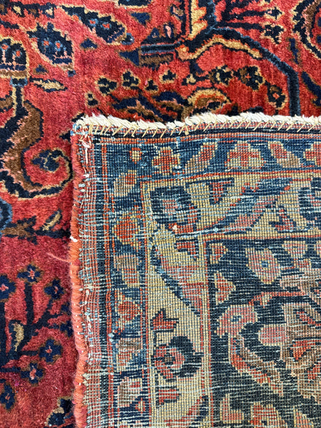 Kaoud Rugs 8.10X11.8 Rectangle ROSE MOHAJRAN SAROUK Area Rug