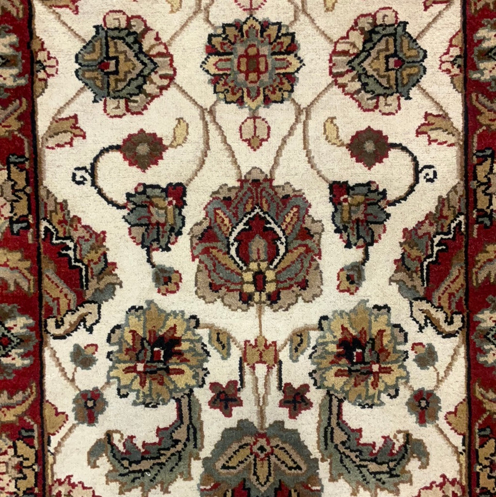Ant Rug Kaoud Rugs Hand Knotted IVORY WOOL ANT. MAHAL