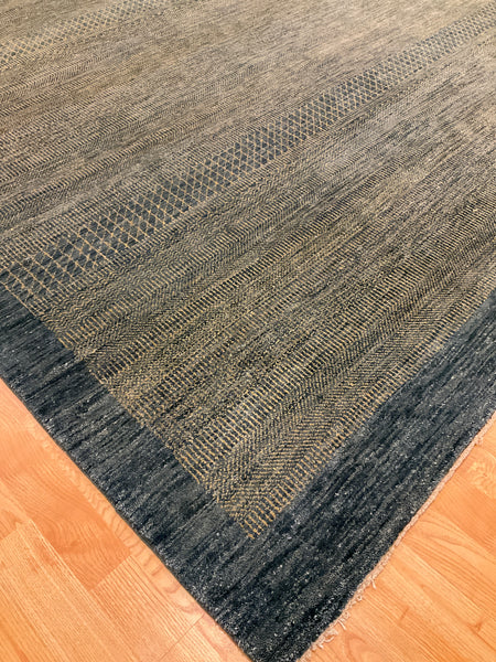 KAOUD RUGS 9.10X13.11 RECTANGLE LIGHT BLUE GABBEH AREA RUG