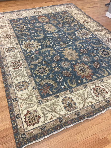 Kaoud Rugs 9.1X12.4 Rectangle Navy MAHAL Area Rug