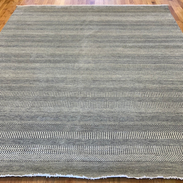 Kaoud Rugs 9X11.10 Rectangle Grey Contemp Area Rug