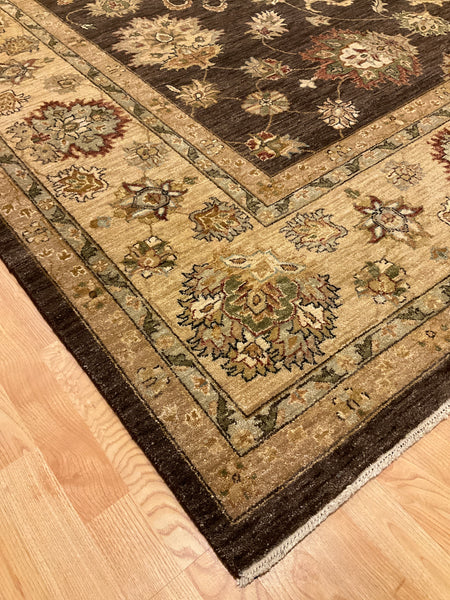 Kaoud Rugs 10X14.6 Rectangle BROWN ANT. VERAMINE Area Rug