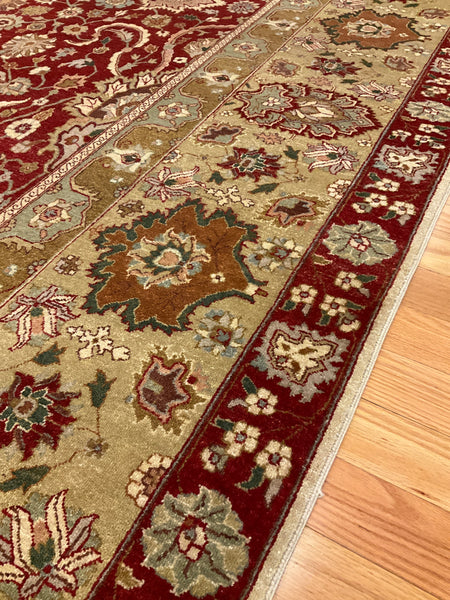 Kaoud Rugs 9.2X12 Rectangle BURGUNDY ANT. VERAMINE Area Rug