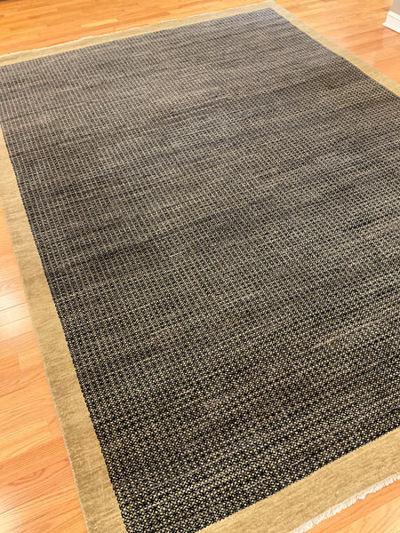 Kaoud Rugs 9X12.2 Rectangle BLACK GABBEH Area Rug