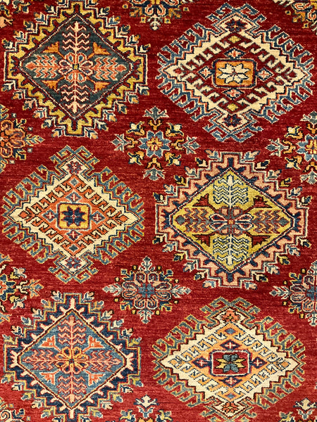 Kaoud Rugs 9.8X13.9 Rectangle RED ANT. SHIRAZ Area Rug