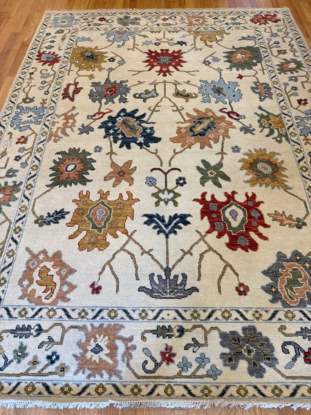 Kaoud Rugs 8.11X12.6 Rectangle Navy MAHAL Area Rug