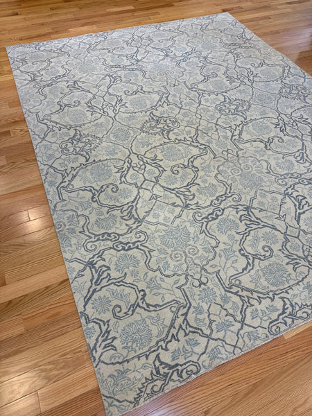 Kaoud Rugs 7.11X10.2 Rectangle GREY CONTEMP Area Rug