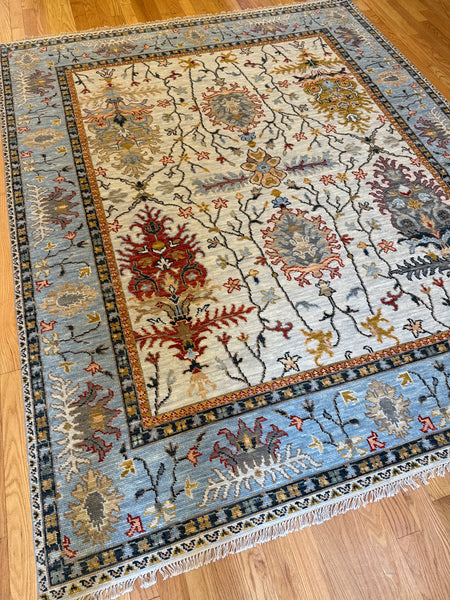 Kaoud Rugs 8.2X10 Rectangle GREY OUSHAK Area Rug