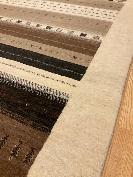 Kaoud Rugs 10X14.3 Rectangle BEIGE GABBEH Area Rug