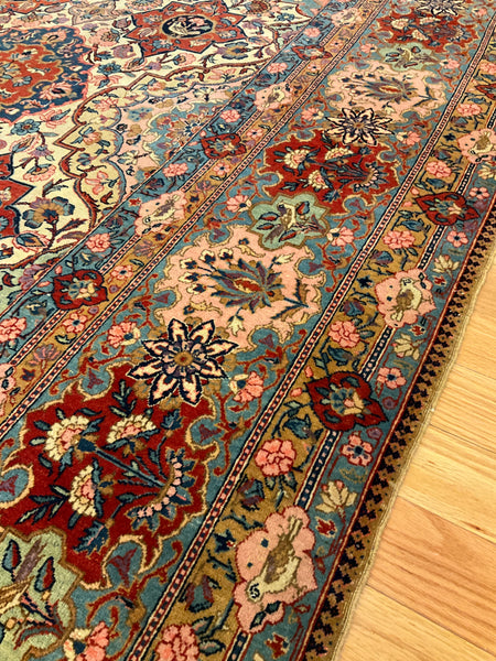 Kaoud Rugs 8.11X11.8 Rectangle IVORY KESHAN Area Rug