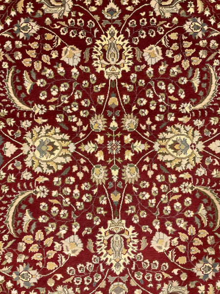 Kaoud Rugs 10X14.2 Rectangle BURGUNDY ANT. TABRIZ Area Rug