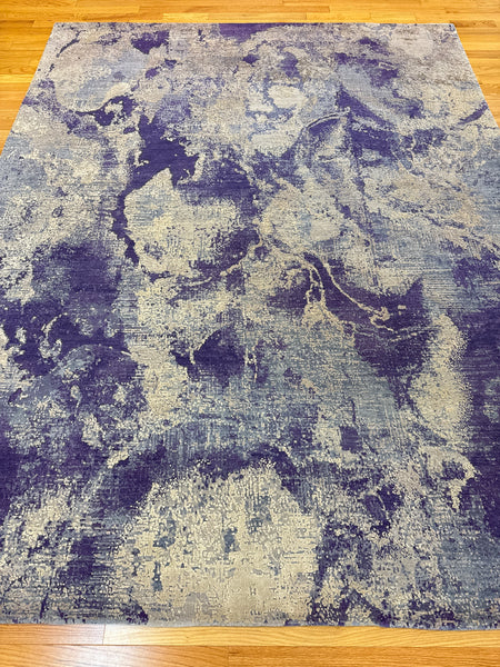 Kaoud Rugs 8.1X10.3 Rectangle PURPLE CONTEMP Area Rug