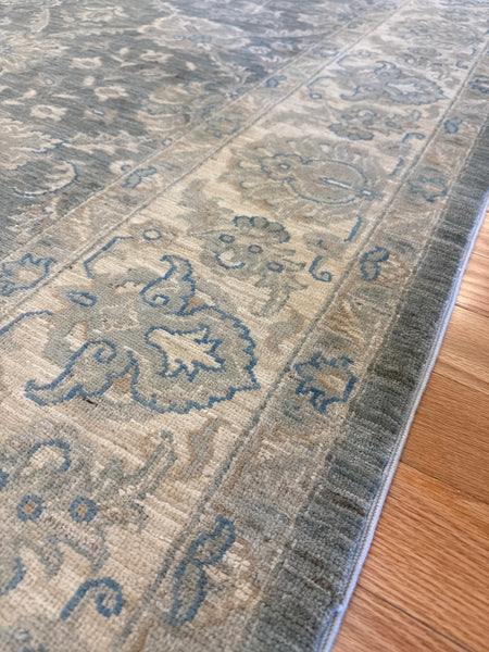 Kaoud Rugs 7.10X9.8 Rectangle LIGHT GREEN ANT. VERAMINE Area Rug
