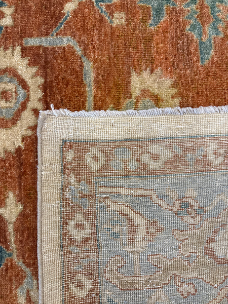Kaoud Rugs 9.1X11.11 Rectangle RUST ANT. SERAPI-S Area Rug