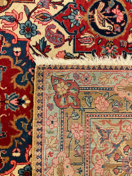 Kaoud Rugs 8.11X11.8 Rectangle IVORY KESHAN Area Rug