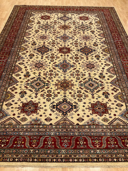 Kaoud Rugs 10X13.8 Rectangle BEIGE ANT. SHIRVAN Area Rug