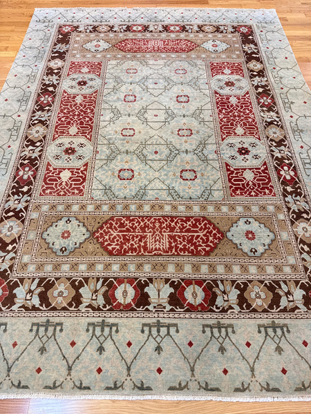 Kaoud Rugs 8X10.6 Rectangle LIGHT BLUE ANT. BAKTIARI-S Area Rug