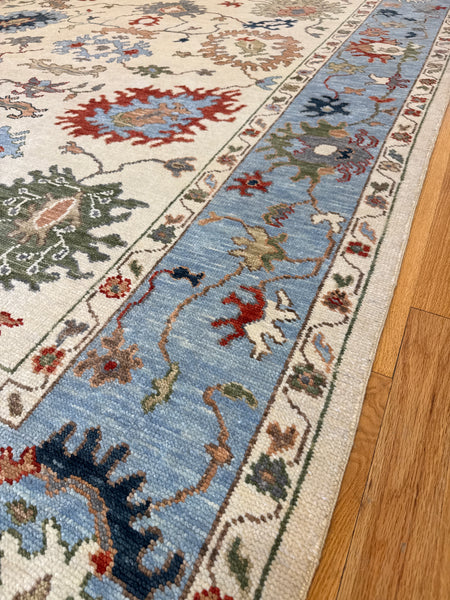 Kaoud Rugs 8.3X10.1 Rectangle Ivory OUSHAK Area Rug