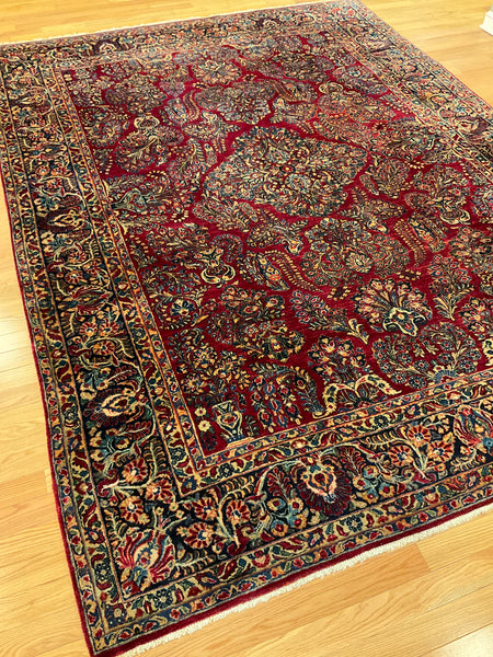 Kaoud Rugs 8.6x11.6 Rectangle RED  Area Rug