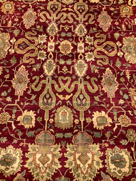 Kaoud Rugs 10.2x14.2 Rectangle RED ANT. BAKTIARI Area Rug