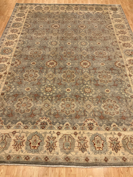Kaoud Rugs 10X13.10 Rectangle LIGHT GREY ANT. MAHAL  Area Rug