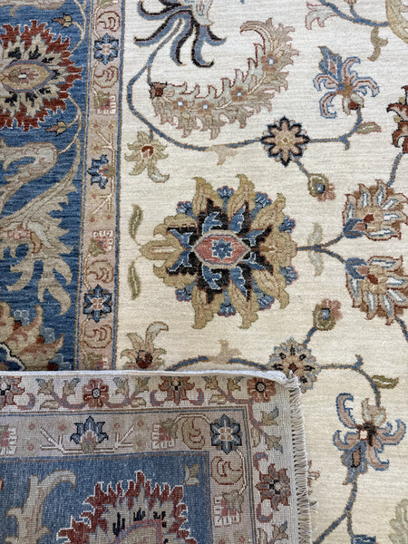 Kaoud Rugs 10.1X14.2 Rectangle Ivory ANT MAHAL Area Rug