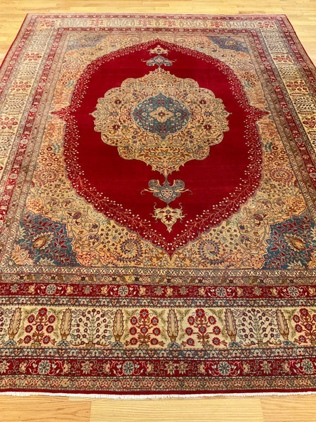 Kaoud Rugs 8.9x11.6 Rectangle RED SEVAS Area Rug
