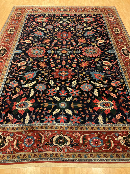 Kaoud Rugs 9.11X13.9 Rectangle NAVY SERAPI Area Rug