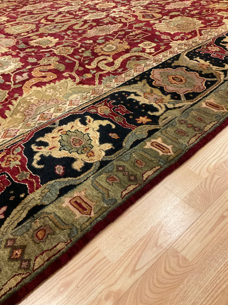 Kaoud Rugs 10.2x14.2 Rectangle RED ANT. BAKTIARI Area Rug