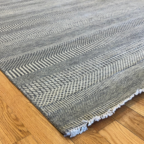 Kaoud Rugs 9X11.10 Rectangle Grey Contemp Area Rug