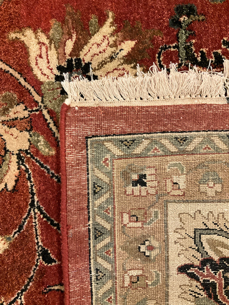 Kaoud Rugs 9.10X13.10 Rectangle RUST ANT TABRIZ Area Rug