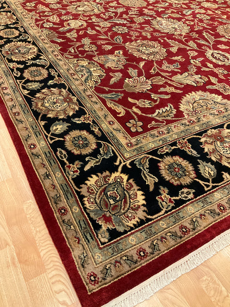 Kaoud Rugs 9.9X13.11 Rectangle RED ANT. MAHAL Area Rug