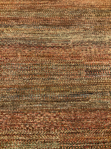 Kaoud Rugs 10X13.8 Rectangle RUST GABBEH Area Rug