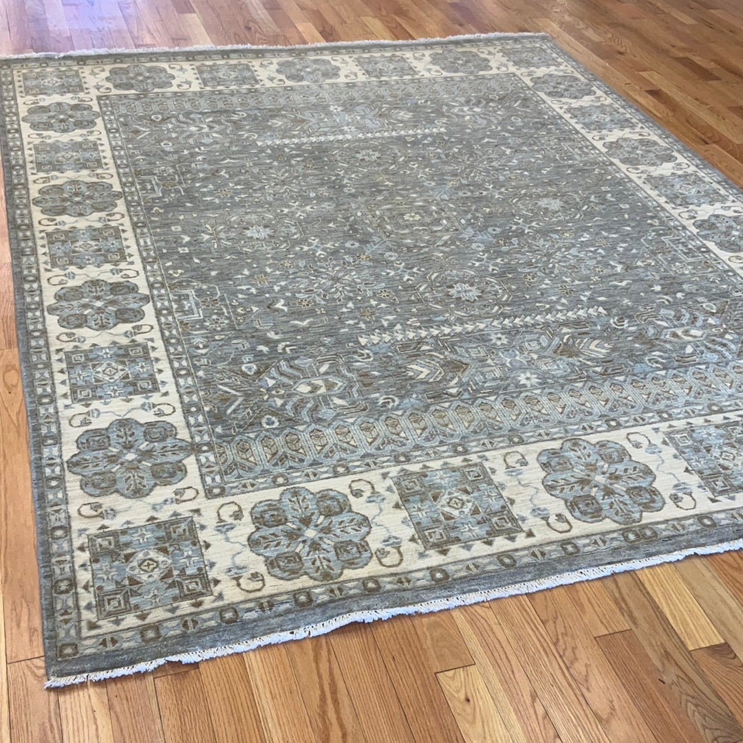 Kaoud Rugs 8X10.3 Rectangle Grey Contemp Area Rug