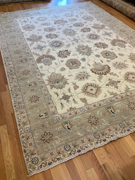 Kaoud Rugs 10X13.11 Rectangle Ivory ANT MAHAL Area Rug