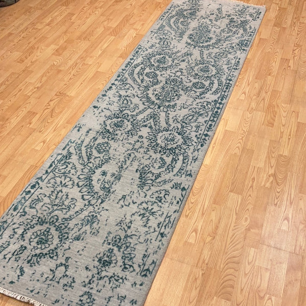 Kaoud Rugs 2.7X10.1 Runner SILVER CONTEMP Area Rug