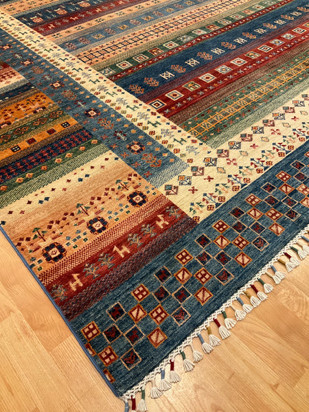 Kaoud Rugs 9.11X13 Rectangle MULTI GABBEH Area Rug