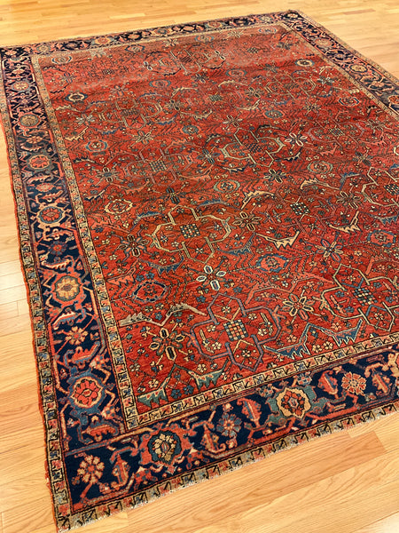 Kaoud Rugs 9.3x12.2 Rectangle RUST  Area Rug