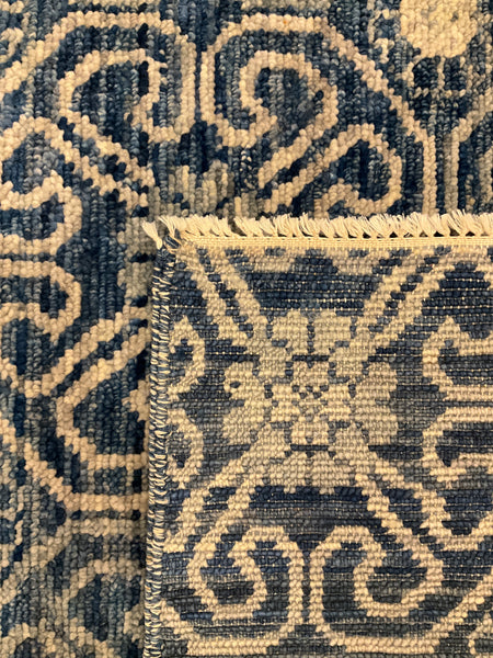 Kaoud Rugs 9.10X14.2 Rectangle NAVY CONTEMP Area Rug