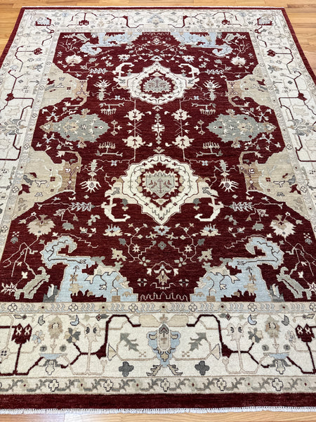 Kaoud Rugs 8X10.1 Rectangle BURGUNDY ANT. HERIZ-S Area Rug