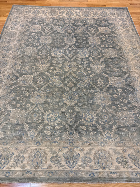 Kaoud Rugs 7.10X9.8 Rectangle LIGHT GREEN ANT. VERAMINE Area Rug