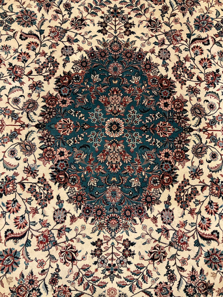 Kaoud Rugs 10.2X13.11 Rectangle IVORY TABRIZ Area Rug