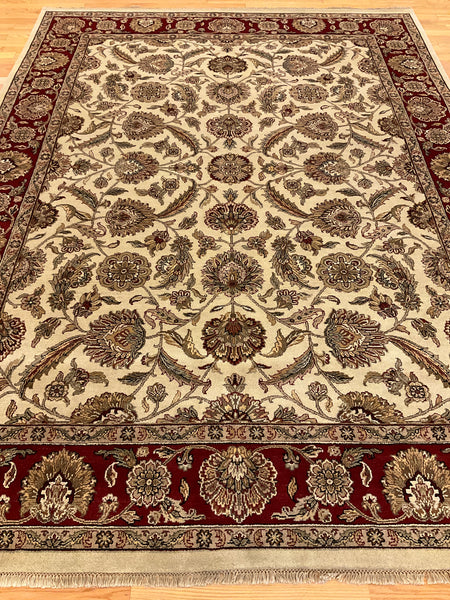 Kaoud Rugs 8.10X11.11 Rectangle BEIGE ANT. MAHAL Area Rug