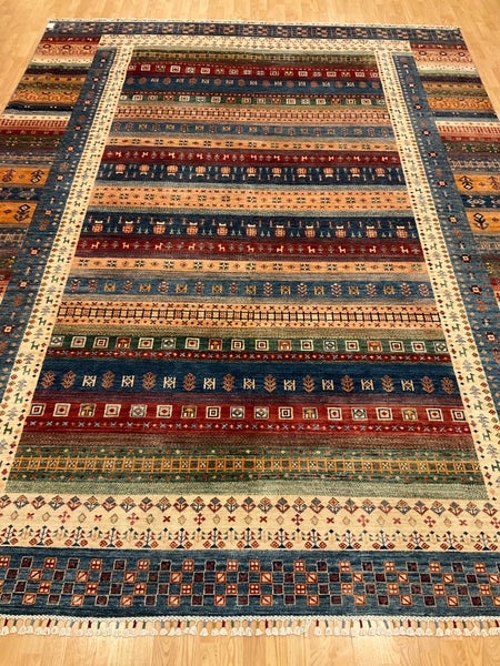 Kaoud Rugs 9.11X13 Rectangle MULTI GABBEH Area Rug