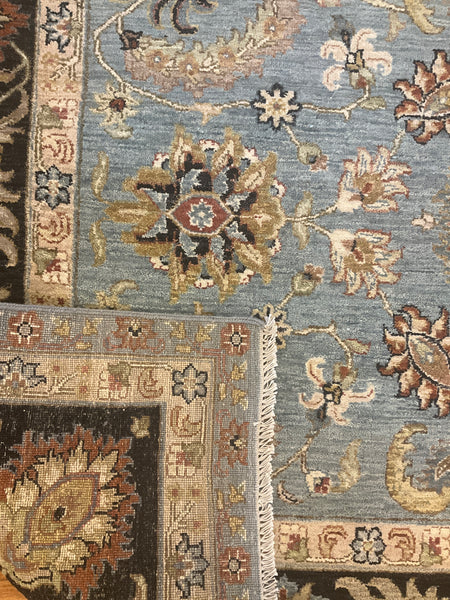 Kaoud Rugs 7.11X9.11 Rectangle Navy MAHAL Area Rug